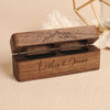 The Duet - Double Slot Wedding Ring Box for 2 Rings - M