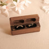 The Duet - Double Slot Wedding Ring Box for 2 Rings - M