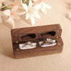 The Duet - Double Slot Wedding Ring Box for 2 Rings - M