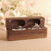 The Duet - Double Slot Wedding Ring Box for 2 Rings - M