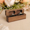 The Duet - Double Slot Wedding Ring Box for 2 Rings - M