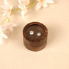 The Unity - Round Engagement Wooden Ring Box