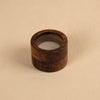 The Unity - Round Engagement Wooden Ring Box