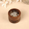 The Unity - Round Engagement Wooden Ring Box